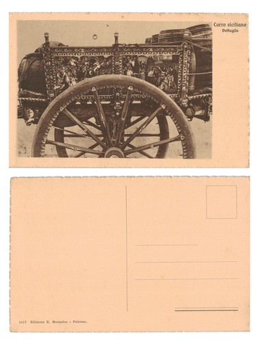Vintage postcard carretto - vintage,