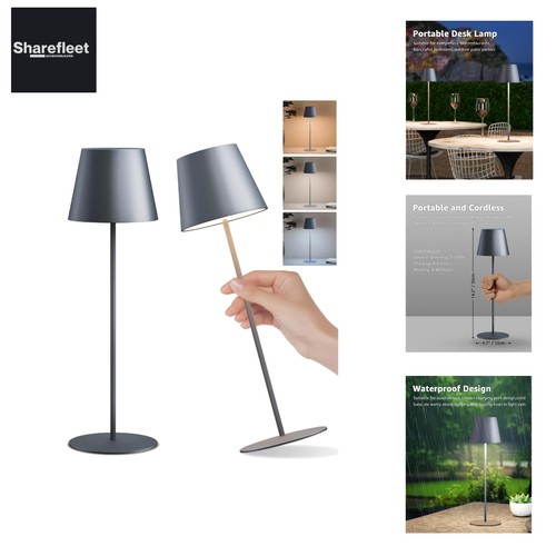 Led table lamp wireless set - table, of