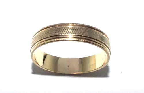 Anello band oro giallo - in,