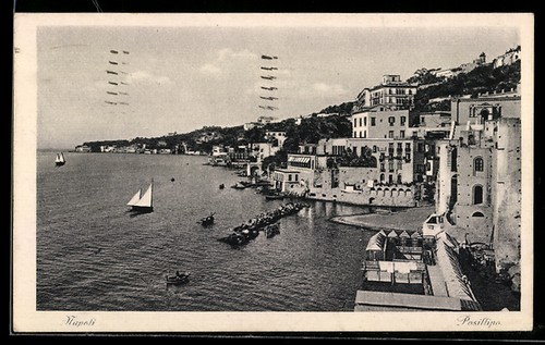 Cartolina napoli posillipo - cartolina, napoli-posillipo