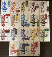 Monster Vol.1-18 Set completo Manga Comics Urasawa Naoki versione giapponese