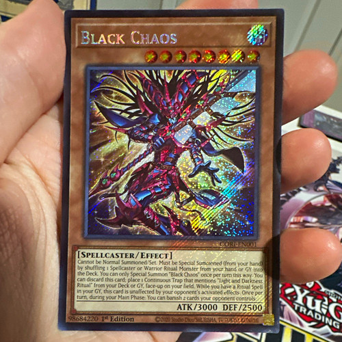 Konami black chaos - yu-gi-oh!,