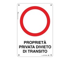 Cartello in Alluminio