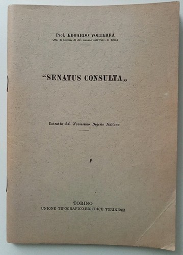 Senatus consulta edoardo - consulta",
