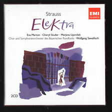 2 CD ★ Strauss : Elektra - Marton, Studer, Lipovsek ★ COFFRET BOX 2 CD EMI
