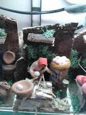 pastori in movimento 5/6 cm uova ovaiola terracotta presepe crib shepherd gia 