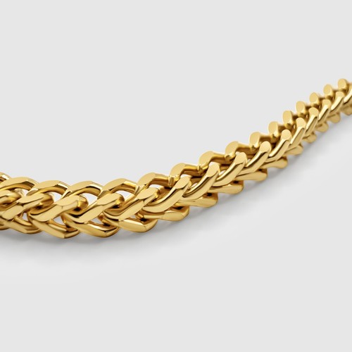 Bracciale maglia franco oro - , 18