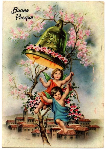 Cartolina 2861 buona pasqua - cartolina,