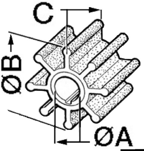 Osculati 420 girante - 52.420.03,