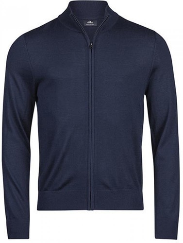 Herren full zip knit jacke - zip,