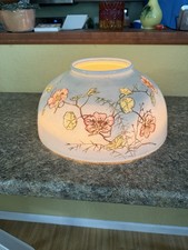 Antico paralume lampada vetro