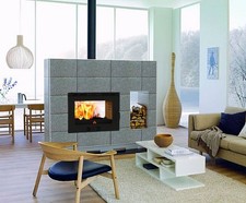 Inserto per Camino a Legna F.lli Lerda L-70 Bifacciale 14 Kw