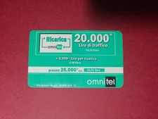 RECHARGE 20,000 LIRE SIM CARD