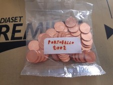 EURO PORTOGALLO ROTOLINO E BUSTE  DA  1 - 2 - 5 CENTESIMI  DAL 2002 AL 2020