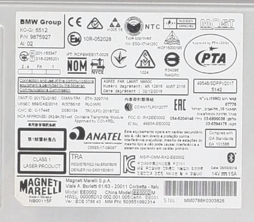 Autoradio originale bmw - autoradio, serie