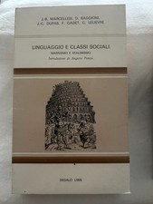 libro linguaggio e classi sociali sociologia linguistica
