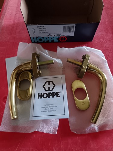 Maniglia hoppe ottonata - maniglia,