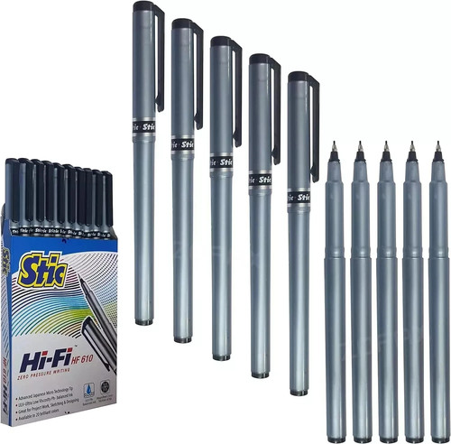 Set penne fineliners nere - 20,
