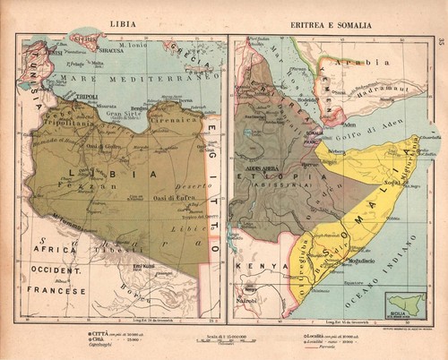 Libia eritrea somalia carta - eritrea,
