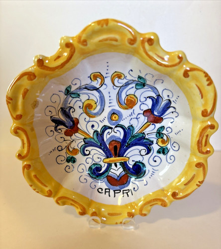 Piatto portagioie dipinto - , a