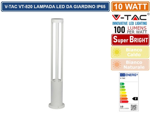 Tac 820 lampada led da - vt-820,