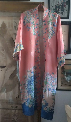 Antico kimono seta jacquard