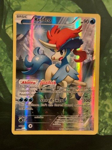 Keldeo full art mythic pokemon - art,