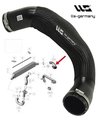 Tubo turbo per - , porsche