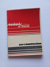 Innocenti Mini De Tomaso 1978 manuale uso manutenzione libretto originale