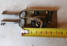 Serrure XIX ème malle coffre