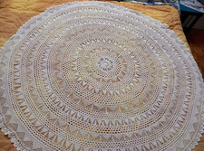 TOVAGLIA ROTONDA ALL'UNCINETTO