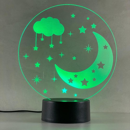 Lampada luna stelle - lampada,