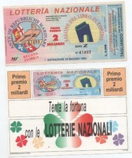 Lotteria Nazionale  Antiche