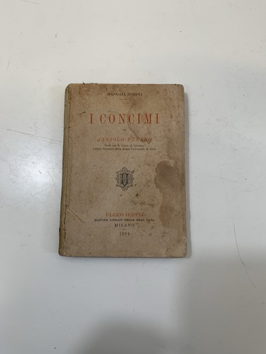 Manuali hoepli concimi - i,