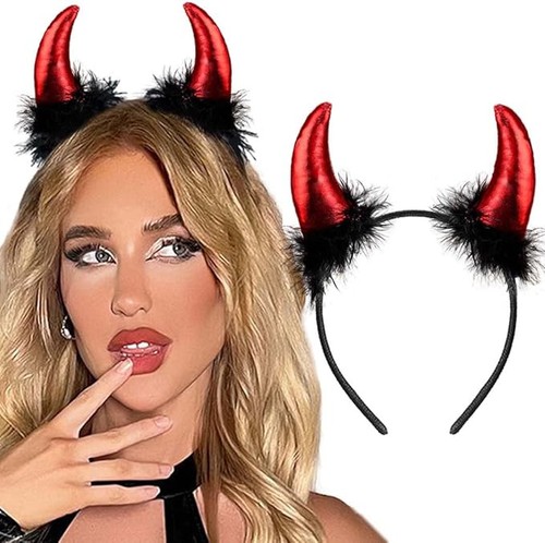 Halloween corna diavolo fascia - halloween,