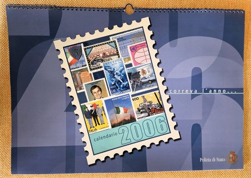 Calendario filatelico polizia - calendario,