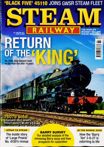 Steam railway magazine 584 - magazine, no