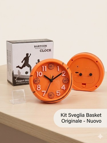 Sveglia basket analogica - sveglia,
