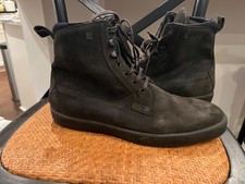 Stivali scamosciati marroni uomo US 11 - Nuovi! By luxury designer Fratelli Rossetti 