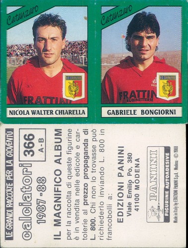 Calciatori panini 1987 - calciatori,