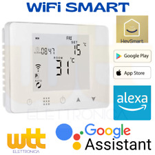 CRONOTERMOSTATO WIFI SMARTPHONE APP ALEXA GOOGLE TERMOSTATO DA PARETE O BOX 503