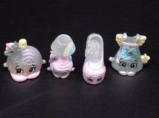 LOTTO 4 PEZZI ULTRA RARI Shopkins Edizione Limitata Stagione 9 Shimmery Unicorns Tribe