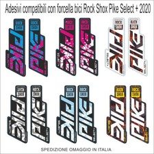 adesivi compatibile con forcella ROCK SHOX pike select+ 2020 in kristal