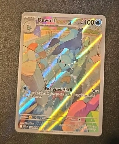 Carta pokémon dewott - pokémon, ir