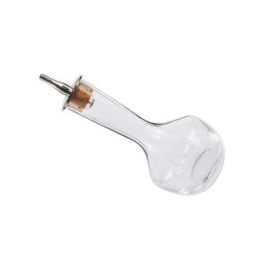 Glass bitter bottle - glass,