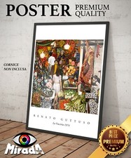 POSTER Arte Renato Guttuso La Vucciria 1974  PREMIUM QUALITY NEW Palermo mercato