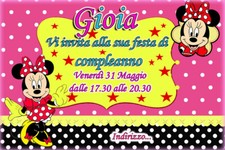 Invito digitale Minnie