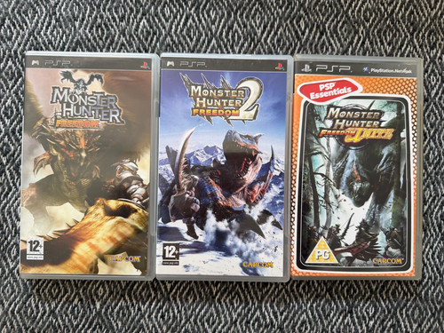 Psp monster hunter freedom - psp, x3