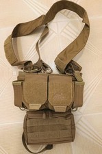 Gilet Tattico Tan Chest Mini Rig Elikon Tex Coyote Brown Tactical Vest Softair 