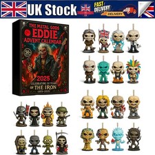 Calendario dell'avvento 2025 Iron Maiden bambini regalo di Natale 24 giorni conto alla rovescia Natale